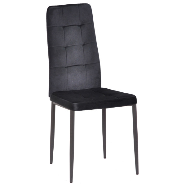 Стул Onder Mebli WINDY DGR Черный UC-904 Бархат-0