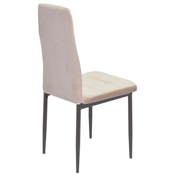 Стілець Onder Mebli WINDY DGR Бежевий UC-902 Оксамит-2