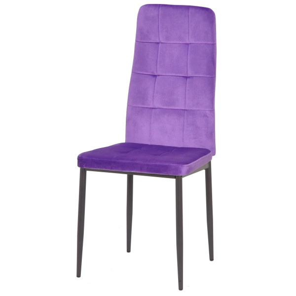 Стілець Onder Mebli WINDY DGR Фіолетовий UC-903 Оксамит-1