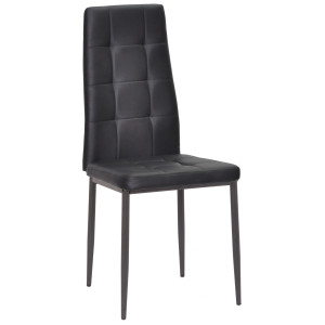Стул Onder Mebli WINDY DGR Черный Экокожа