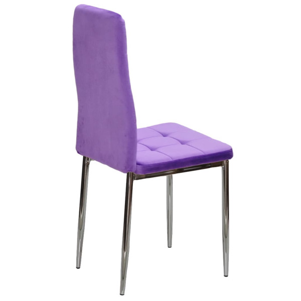 Стул Onder Mebli WINDY CH Фиолетовый-серебро UC-903 Бархат-1