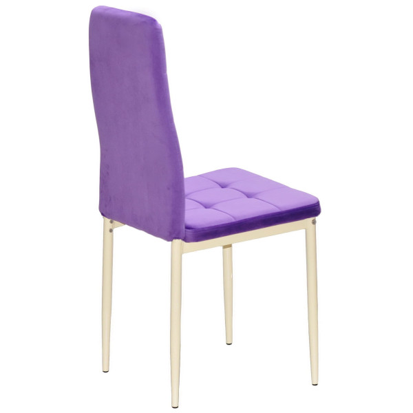 Стул Onder Mebli WINDY BG Фиолетовый-бежевый UC-903 Бархат-2