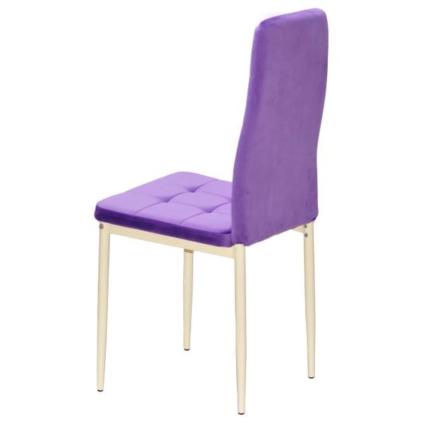 Стул Onder Mebli WINDY BG Фиолетовый-бежевый UC-903 Бархат-3