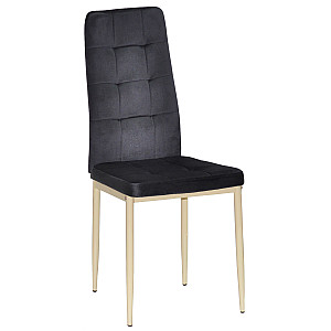 Стул Onder Mebli WINDY BG Черный-бежевый UC-904 Бархат