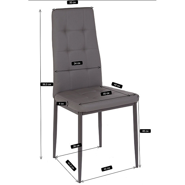 Стул Onder Mebli WINDY WT Зеленый-белый UC-905 Бархат-4