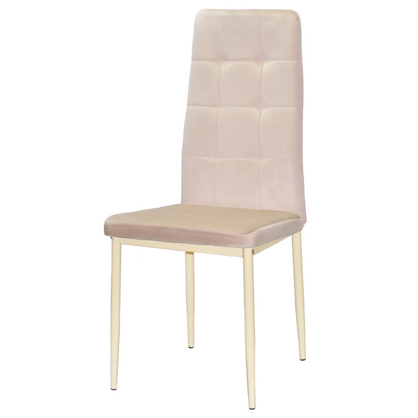 Стул Onder Mebli WINDY BG Бежевый-бежевый UC-902 Бархат-1