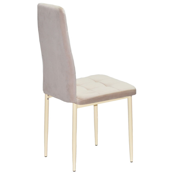 Стул Onder Mebli WINDY BG Бежевый-бежевый UC-902 Бархат-2