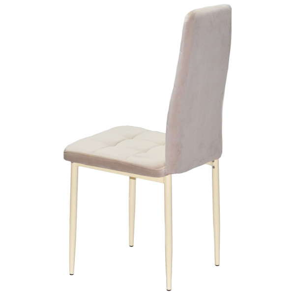 Стул Onder Mebli WINDY BG Бежевый-бежевый UC-902 Бархат-3