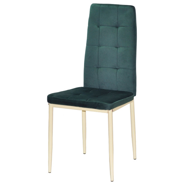 Стілець Onder Mebli WINDY BG Зелений-бежевий UC-905 Оксамит-1