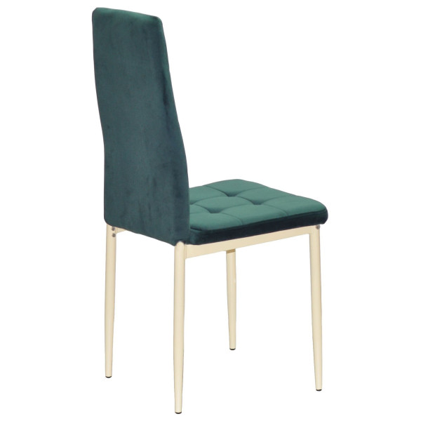 Стілець Onder Mebli WINDY BG Зелений-бежевий UC-905 Оксамит-2