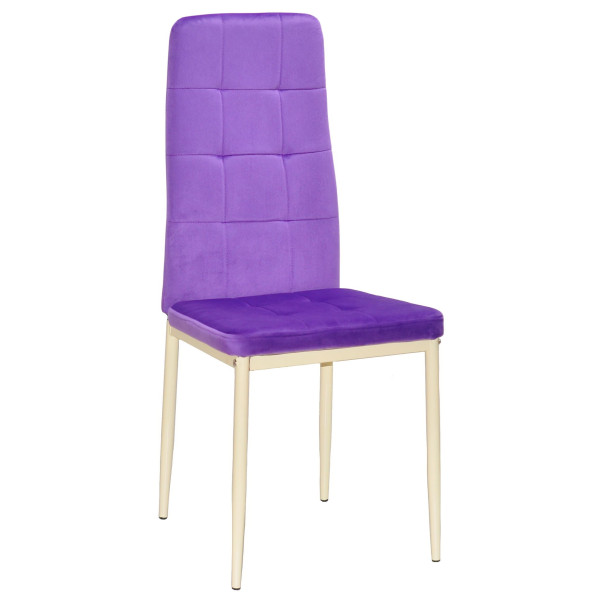 Стул Onder Mebli WINDY BG Фиолетовый-бежевый UC-903 Бархат-0