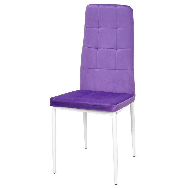 Стул Onder Mebli WINDY WT Фиолетовый-белый UC-903 Бархат-1