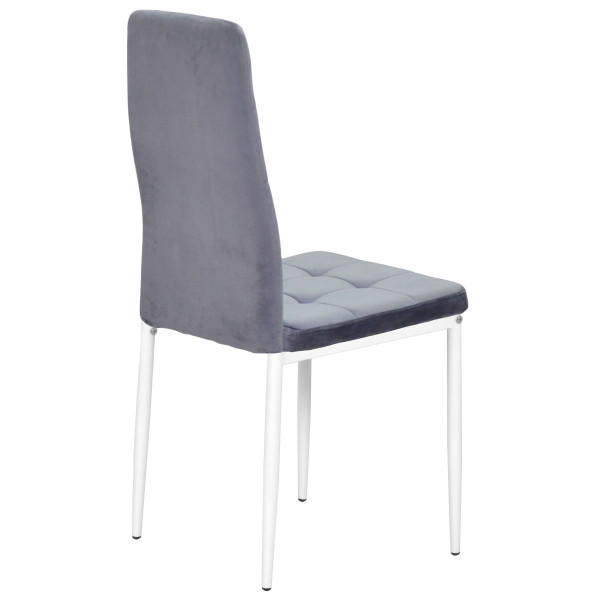 Стул Onder Mebli WINDY WT Серый-белый UC-901 Бархат-2