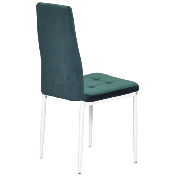 Стул Onder Mebli WINDY WT Зеленый-белый UC-905 Бархат-2