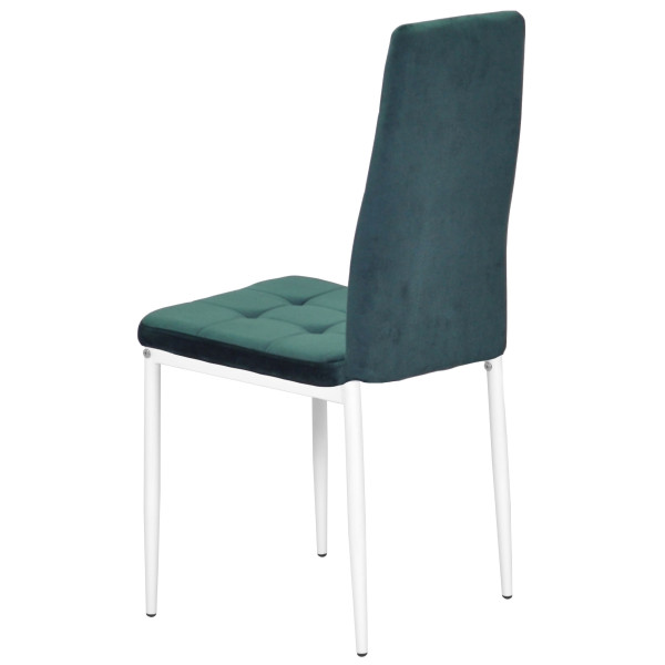 Стул Onder Mebli WINDY WT Зеленый-белый UC-905 Бархат-3