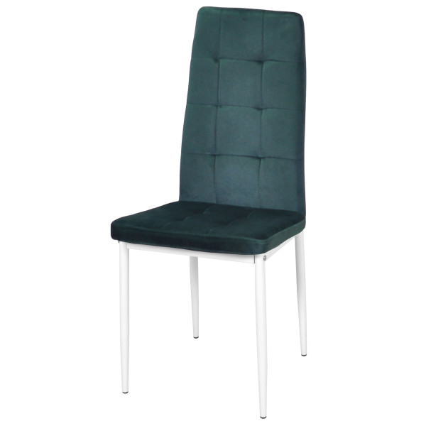 Стул Onder Mebli WINDY WT Зеленый-белый UC-905 Бархат-1