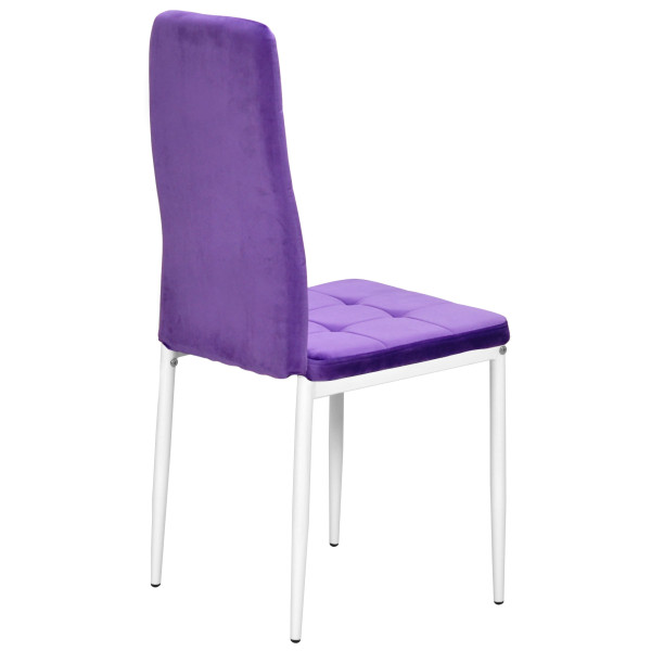 Стул Onder Mebli WINDY WT Фиолетовый-белый UC-903 Бархат-2