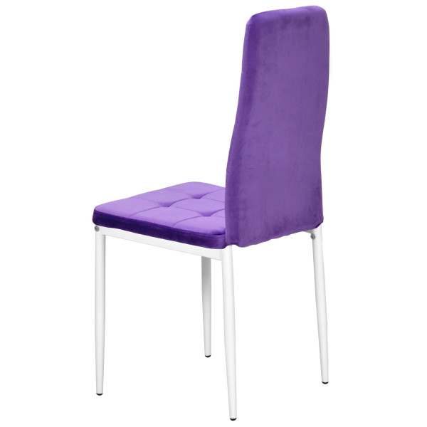 Стул Onder Mebli WINDY WT Фиолетовый-белый UC-903 Бархат-3
