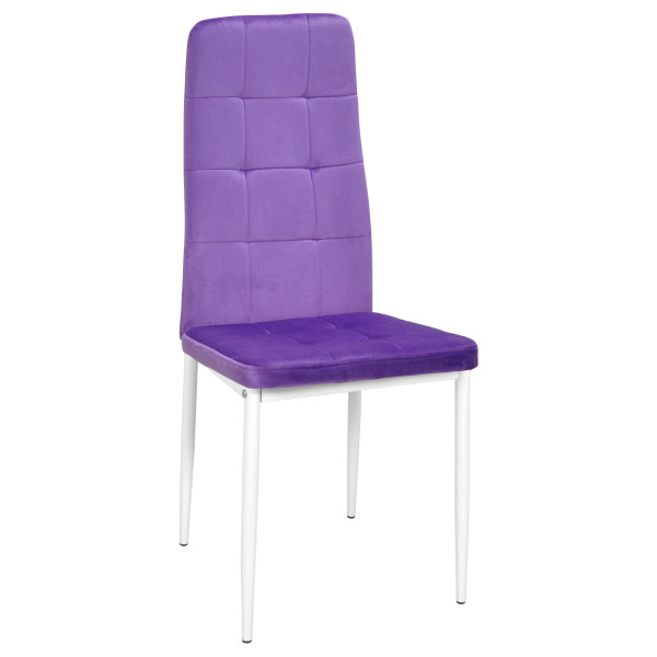 Стул Onder Mebli WINDY WT Фиолетовый-белый UC-903 Бархат-0