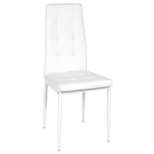 Стілець Onder Mebli WINDY WT Білий-білий Екошкіра