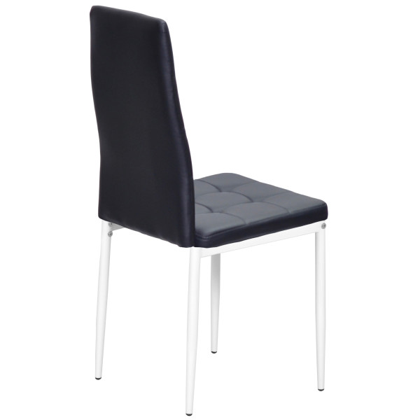 Стілець Onder Mebli WINDY WT Чорний-білий Екошкіра-2