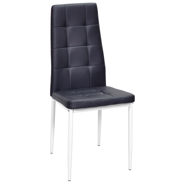 Стілець Onder Mebli WINDY WT Чорний-білий Екошкіра-0