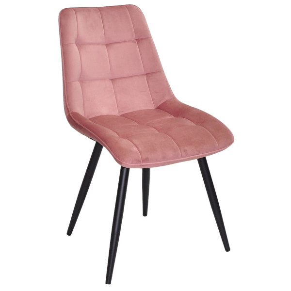 Стілець Onder Mebli Alabama BK Фрезовий PH-603 Оксамит-0