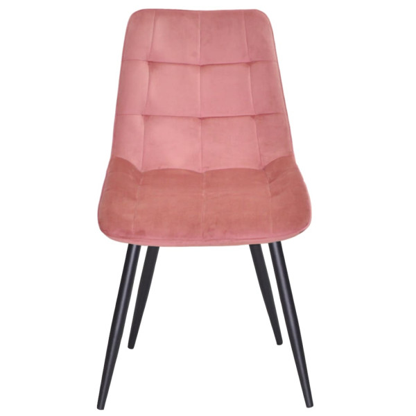 Стілець Onder Mebli Alabama BK Фрезовий PH-603 Оксамит-3