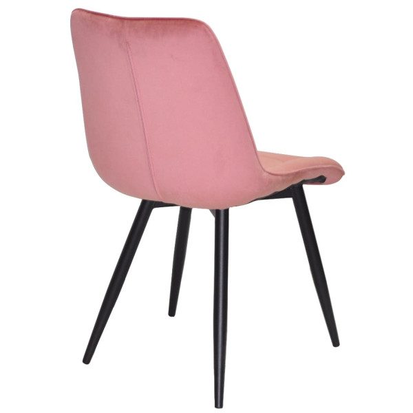 Стілець Onder Mebli Alabama BK Фрезовий PH-603 Оксамит-4