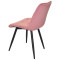 Стілець Onder Mebli Alabama BK Фрезовий PH-603 Оксамит-5-thumb