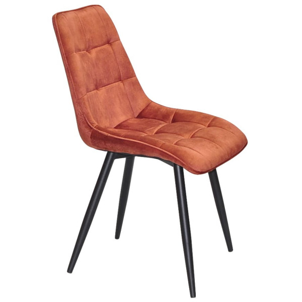 Стілець Onder Mebli Alabama BK Кориця OR-862 Оксамит-2