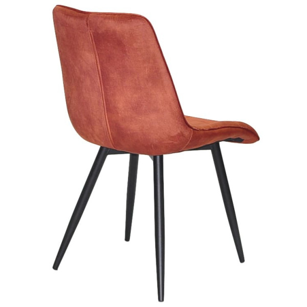 Стілець Onder Mebli Alabama BK Кориця OR-862 Оксамит-5