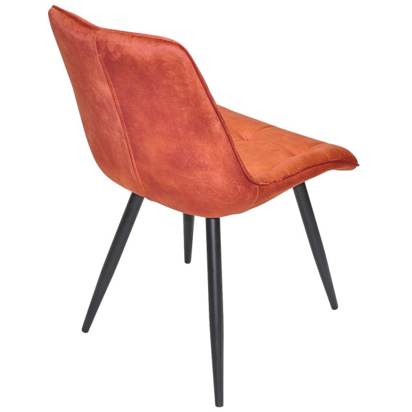 Стілець Onder Mebli Alabama BK Кориця OR-862 Оксамит-7