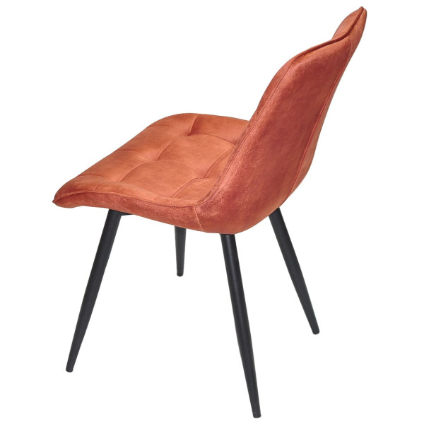 Стілець Onder Mebli Alabama BK Кориця OR-862 Оксамит-6