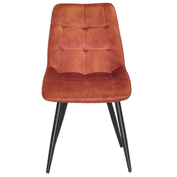 Стілець Onder Mebli Alabama BK Кориця OR-862 Оксамит-4