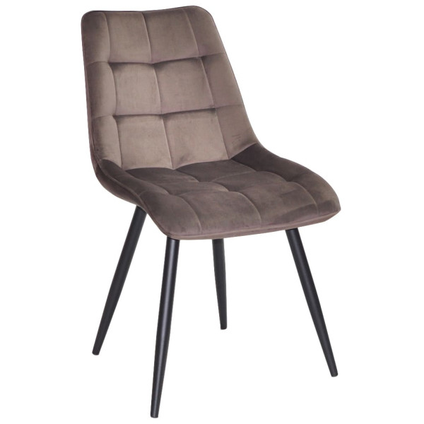Стілець Onder Mebli Alabama BK Коричневий PHL-402 Оксамит-0