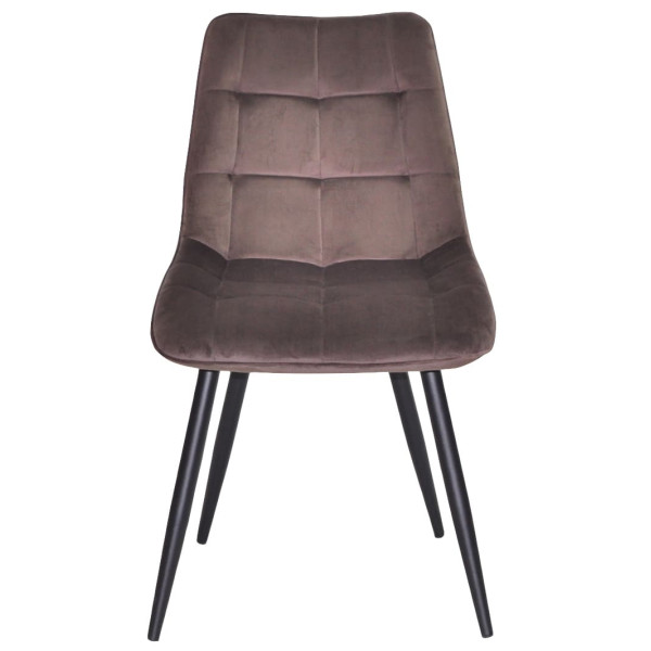 Стілець Onder Mebli Alabama BK Коричневий PHL-402 Оксамит-1