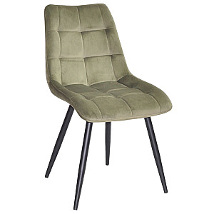 Стілець Onder Mebli Alabama BK Оливковий PHL-401 Оксамит