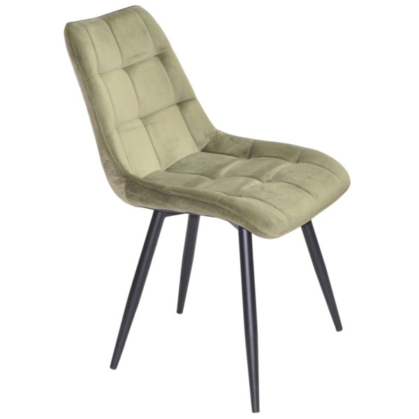 Стул Onder Mebli Alabama BK Оливковый PHL-401 Бархат-1