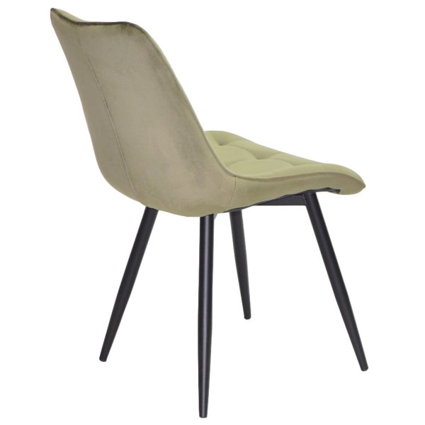 Стул Onder Mebli Alabama BK Оливковый PHL-401 Бархат-2