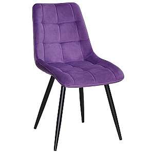 Стілець Onder Mebli Alabama BK Пурпуровий OR-857 Оксамит