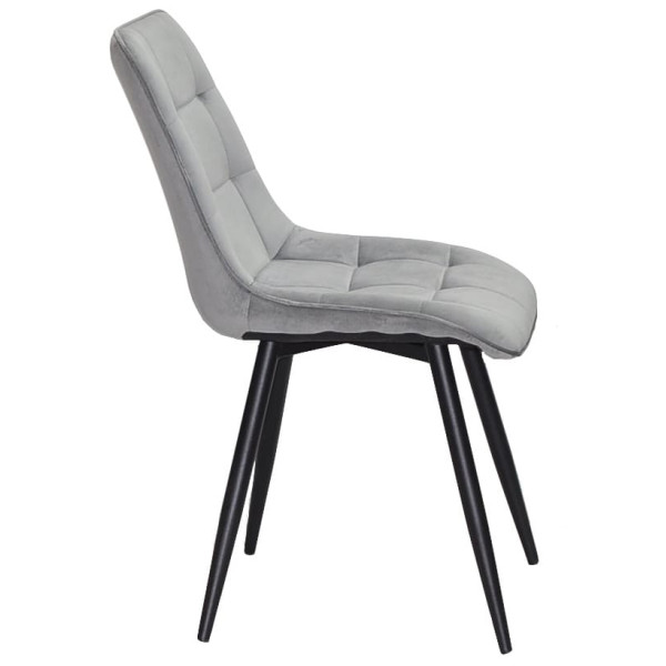 Стул Onder Mebli Alabama BK Серый OR-861 Бархат-3