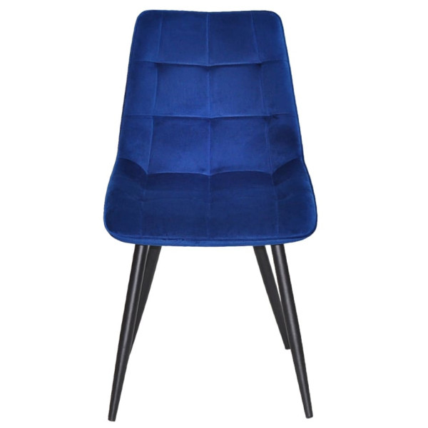Стул Onder Mebli Alabama BK Синий OR-859 Бархат-2