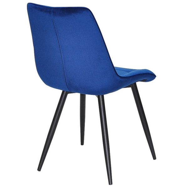 Стул Onder Mebli Alabama BK Синий OR-859 Бархат-5