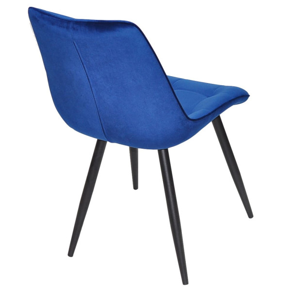 Стул Onder Mebli Alabama BK Синий OR-859 Бархат-7