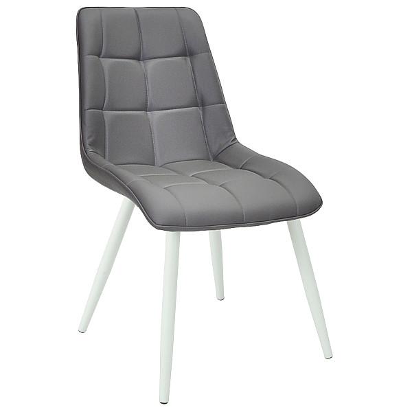 Стілець Onder Mebli Alabama WT Сірий 701 Екошкіра-0