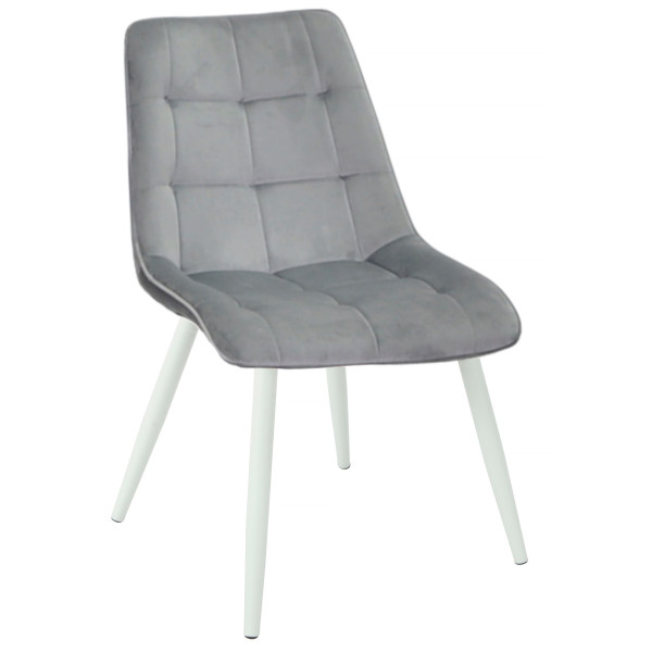 Стілець Onder Mebli Alabama WT Сірий OR-861 Оксамит-0