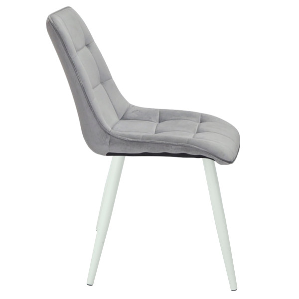 Стілець Onder Mebli Alabama WT Сірий OR-861 Оксамит-1
