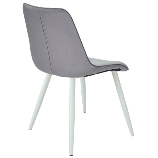 Стілець Onder Mebli Alabama WT Сірий OR-861 Оксамит-2