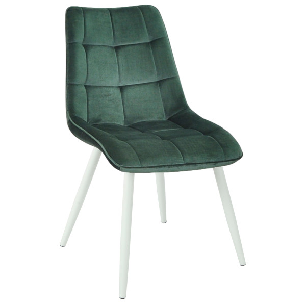 Стул Onder Mebli Alabama WT Зеленый OR-853 Бархат-0